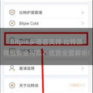 Bitpie多语言支持 比特派钱包安全可靠？优势全面解析!