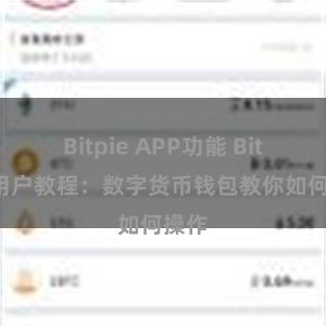 Bitpie APP功能 Bitpie用户教程：数字货币钱包教你如何操作