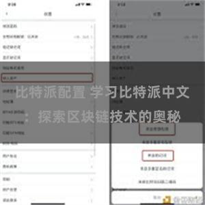 比特派配置 学习比特派中文：探索区块链技术的奥秘
