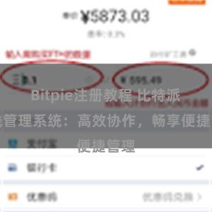 Bitpie注册教程 比特派在线管理系统：高效协作，畅享便捷管理
